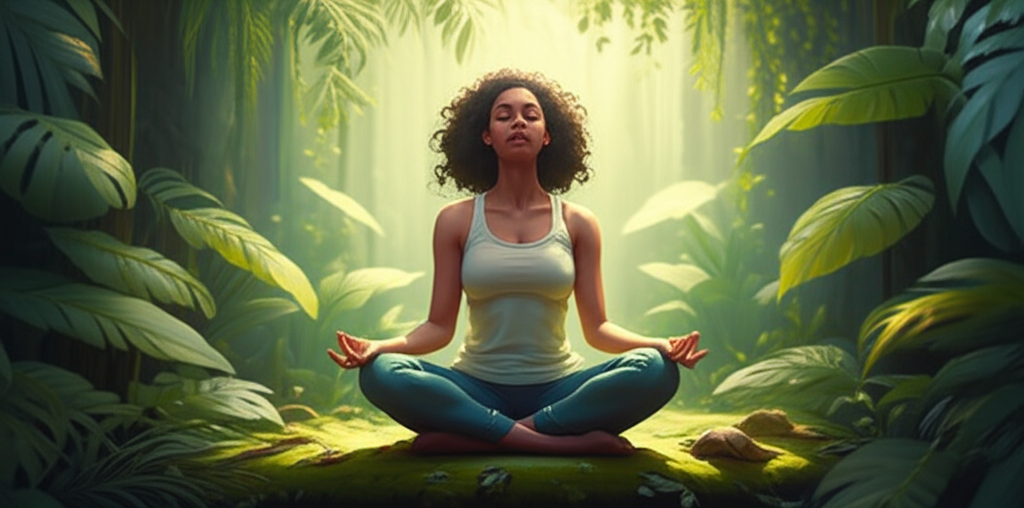 Person practicing mindfulness